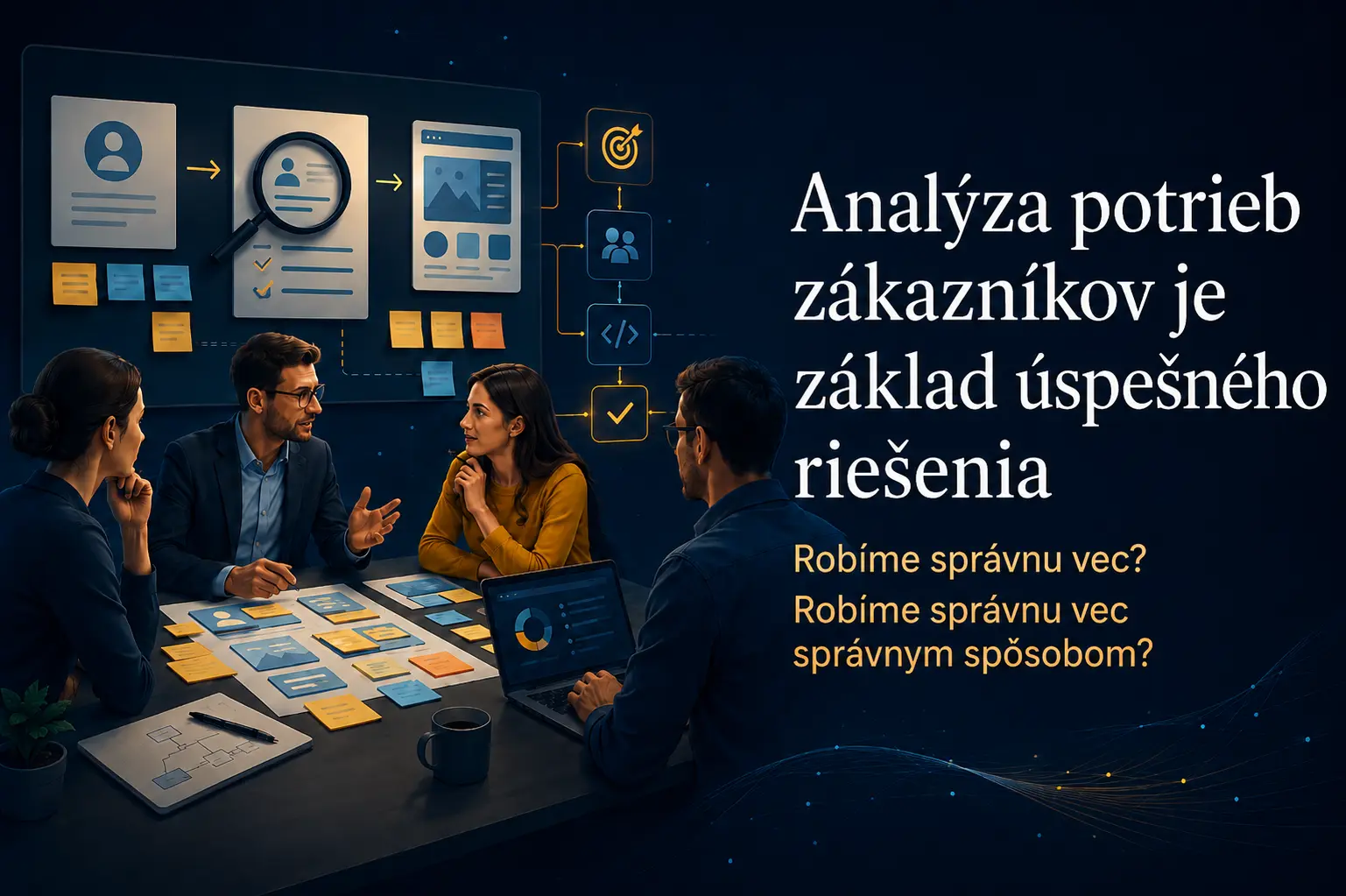 Analýza potrieb zákazníkov je základ úspešného riešenia