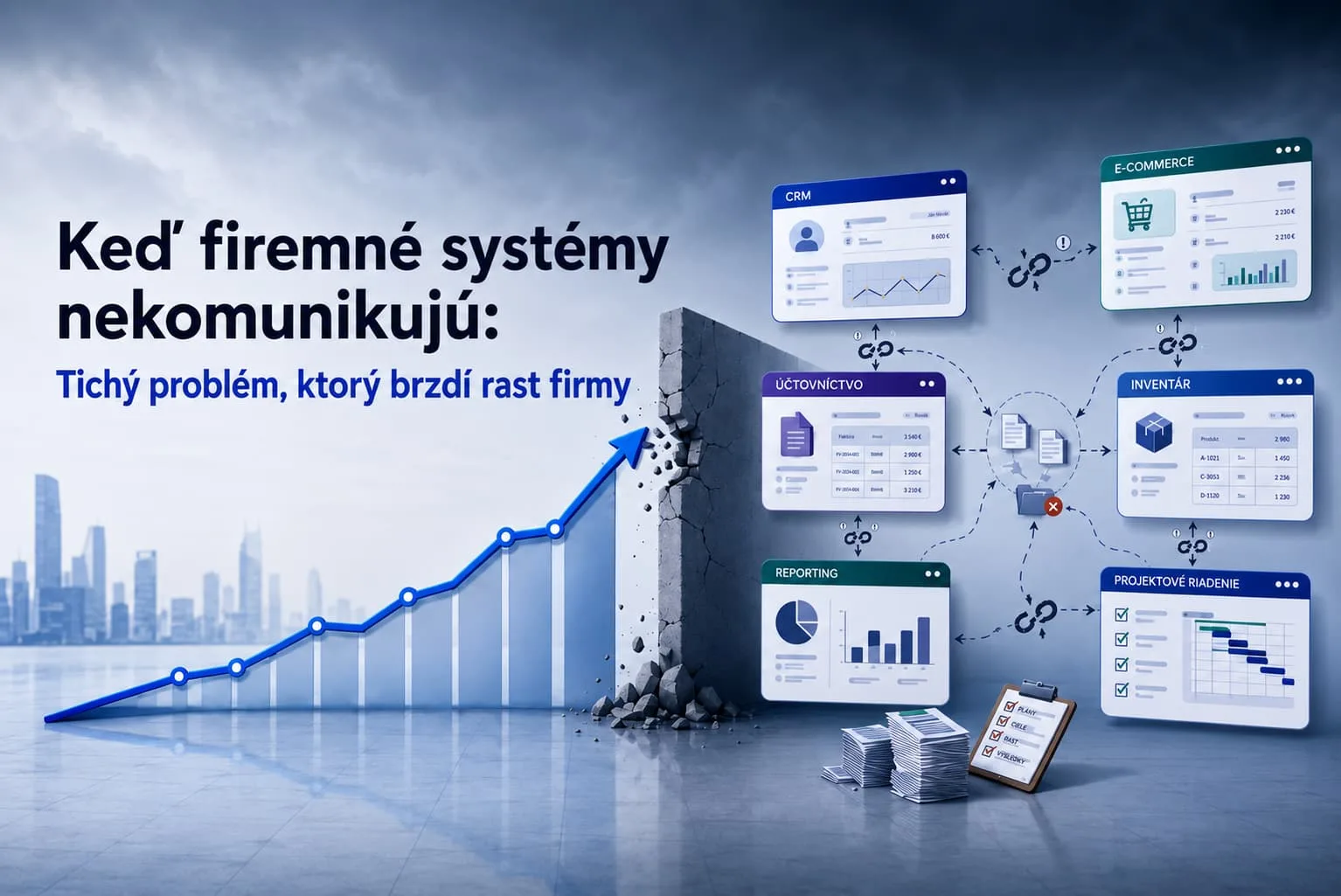 Keď firemné systémy nekomunikujú: Tichý problém, ktorý brzdí rast firmy