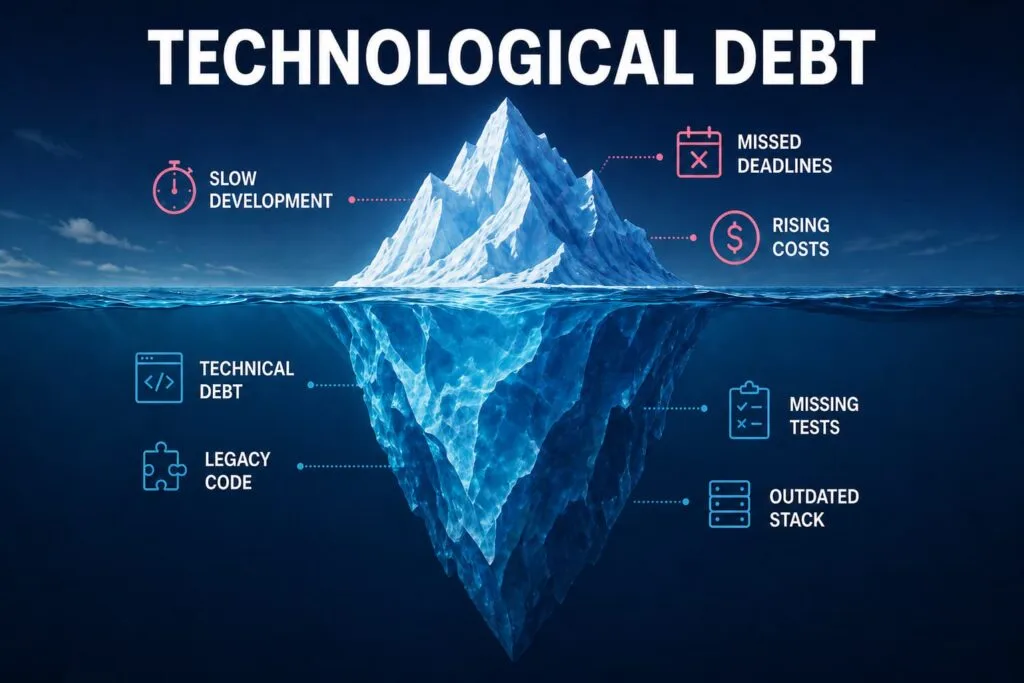 Technological debt is like a credit card. The question is: Who pays the interest?